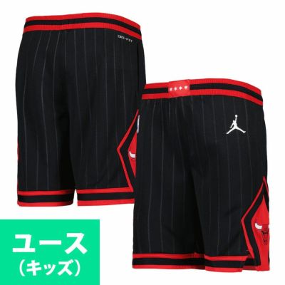 NBA シカゴ・ブルズ パンツ/ショーツ ユースサイズ スウィングマン Swingman Short ステートメント ジョーダン/Jordan ブラック レッド