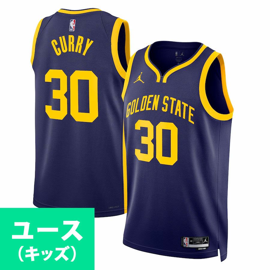 NBA ステファン・カリー ウォリアーズ ユニフォーム ユースサイズ 