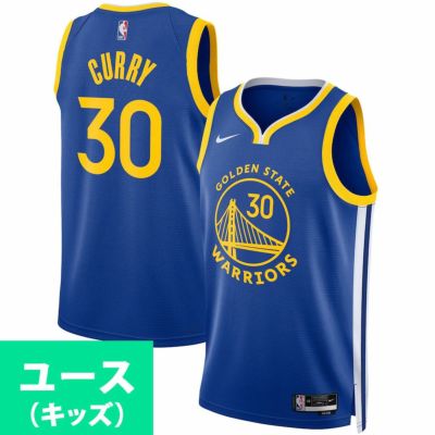 NBA ステファン・カリー ウォリアーズ ユニフォーム ユースサイズ スウィングマン Swingman アイコンED ナイキ/Nike ラッシュブルー