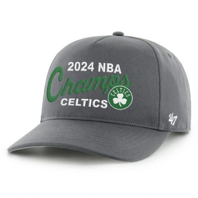 NBA セルティックス キャップ NBAファイナル2024 優勝記念 Champions Hitch Adjustable Hat 47Brand チャコール