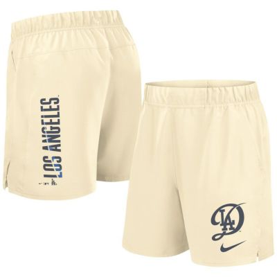 MLB ドジャース パンツ/ショーツ 2024 シティーコネクト Woven Victory Performance Shorts ナイキ/Nike クリーム