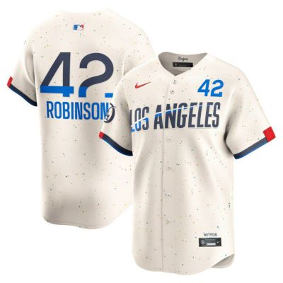 MLB ジャッキー・ロビンソン ドジャース ユニフォーム 2024 シティーコネクト リミテッド ジャージ ナイキ/Nike クリーム