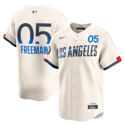MLB フレディ・フリーマン ドジャース ユニフォーム 2024 シティーコネクト リミテッド ジャージ ナイキ/Nike クリーム