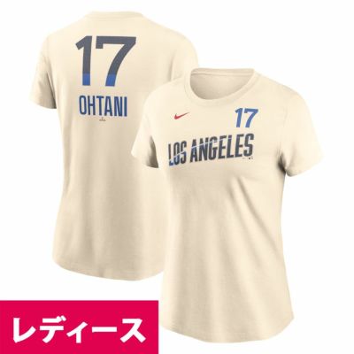 MLB 大谷翔平 ドジャース ユニフォーム レディースサイズ 2024 シティーコネクト Fuse Name & Number T-Shirt ナイキ/Nike クリーム