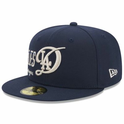 MLB ドジャース キャップ 2024 シティーコネクト Icon 59FIFTY Fitted Hat ニューエラ/New Era ネイビー