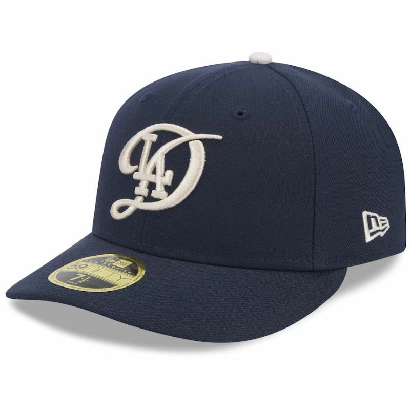 MLB ドジャース キャップ 2024 シティーコネクト Low Profile 59FIFTY Fitted Hat ニューエラ/New Era  ネイビー | セレクション | MLB NBA NFL プロ野球グッズ専門店 公式オンラインストア