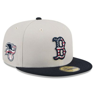 MLB レッドソックス キャップ 2024 独立記念日 Fourth of July 59FIFTY Fitted Hat ニューエラ/New Era カーキ ブラック