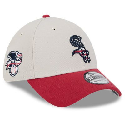 MLB ホワイトソックス キャップ 2024 独立記念日 Fourth of July 39THIRTY Flex Hat ニューエラ/New Era カーキ レッド