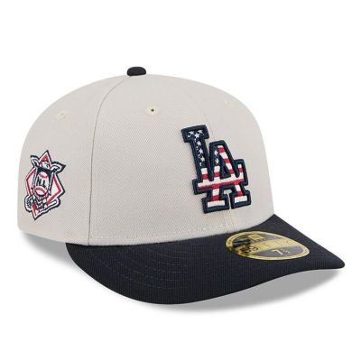MLB ドジャース キャップ 2024 独立記念日 Fourth of July 59FIFTY Low Profile ニューエラ/New Era カーキ ブラック