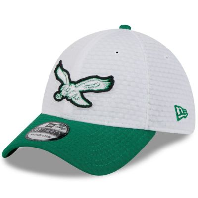 NFL イーグルス キャップ トレーニングキャンプ2024 Training Camp 39THIRTY Flex Hat ニューエラ/New Era ホワイト ケリーグリーン
