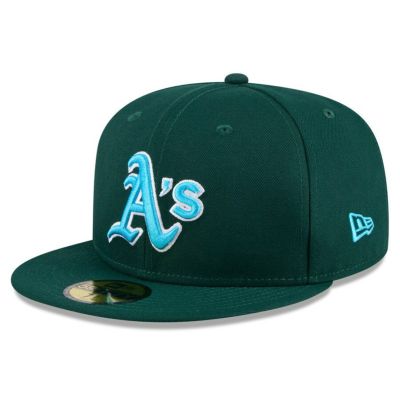 MLB アスレチックス キャップ 【国内版】 2024 Father's Day 父の日 59FIFTY Fitted Hat ニューエラ/New Era グリーン