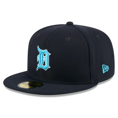 MLB タイガース キャップ 【国内版】 2024 Father's Day 父の日 59FIFTY Fitted Hat ニューエラ/New Era ネイビー【nejp】