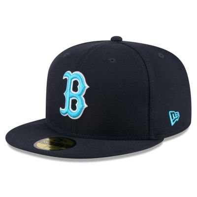 MLB レッドソックス キャップ 【国内版】 2024 Father's Day 父の日 59FIFTY Fitted Hat ニューエラ/New Era ネイビー【nejp】