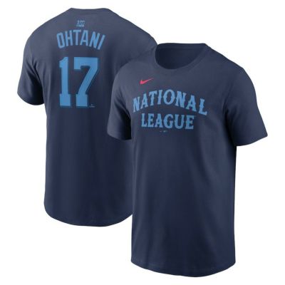 MLB 大谷翔平 ドジャース Tシャツ オールスターゲーム2024 ネーム&ナンバー T-Shirt ナイキ/Nike ネイビー