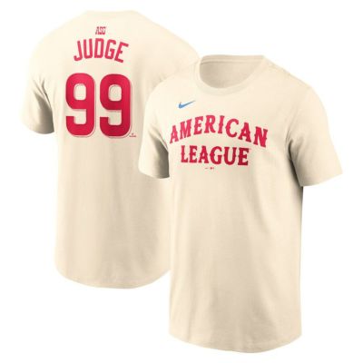 MLB アーロン・ジャッジ ヤンキース Tシャツ オールスターゲーム2024 ネーム&ナンバー T-Shirt ナイキ/Nike クリーム