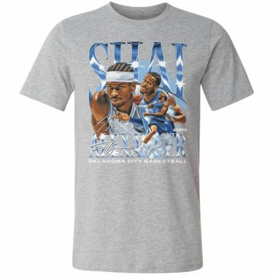 NBA シェイ・ギルジアス・アレクサンダー オクラホマシティ・サンダー Tシャツ Oklahoma City Vintage WHT 500Level ヘザーグレー