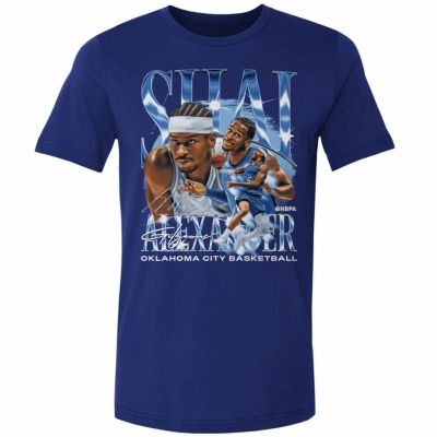 NBA シェイ・ギルジアス・アレクサンダー オクラホマシティ・サンダー Tシャツ Oklahoma City Vintage WHT 500Level ロイヤル