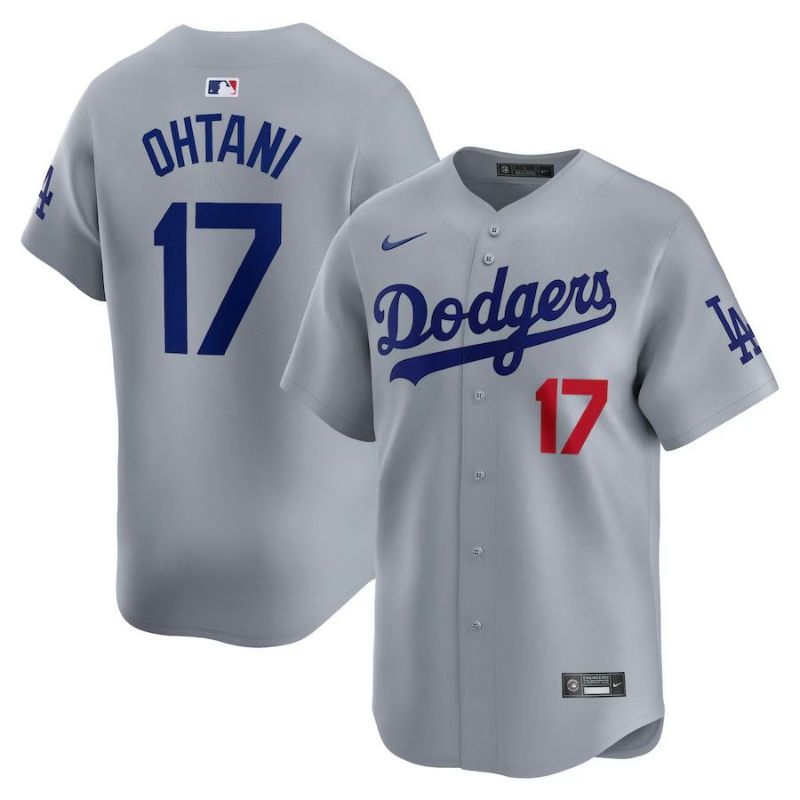 MLB 大谷翔平 ドジャース ユニフォーム リミテッド Limited Player Jersey ナイキ/Nike グレー | セレクション |  MLB NBA NFL プロ野球グッズ専門店 公式オンラインストア