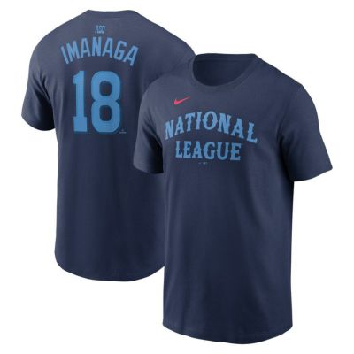 MLB 今永昇太 カブス Tシャツ オールスターゲーム2024 Name & Number T-Shirt ナイキ/Nike ネイビー