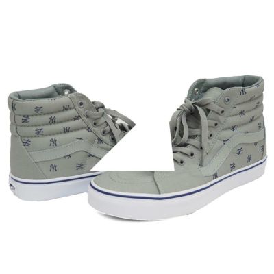 MLB ヤンキース SK8-Hi グレー バンズ/Vans 草野球特集