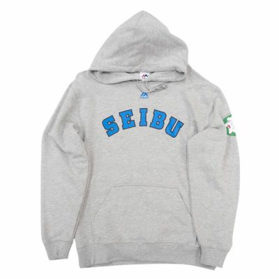 MAJESTIC 埼玉西武ライオンズ グッズ パーカー ロゴパーカー