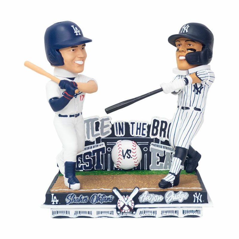 MLB ドジャース＆ヤンキース フィギュア ボブルヘッド 大谷翔平 x アーロン・ジャッジ Dual Bobblehead Bronx Battle  FOCO oh24gd | セレクション | MLB NBA NFL プロ野球グッズ専門店 公式オンラインストア