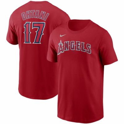 MLB 大谷翔平 ロサンゼルス・エンゼルス Tシャツ ネーム＆ナンバー ナイキ/Nike レッド【OCSL】 23wbsf | セレクション | MLB  NBA NFL プロ野球グッズ専門店 公式オンラインストア