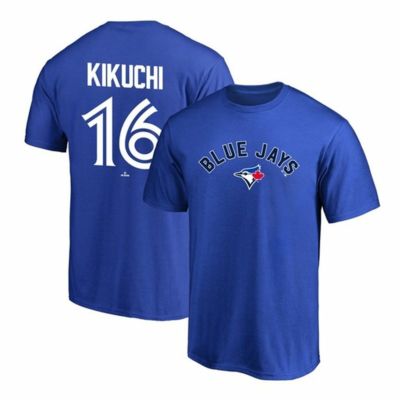 MLB 菊池雄星 ブルージェイズ Tシャツ ネーム＆ナンバーTシャツ Fanatics JP ブルー