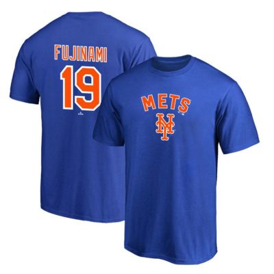 MLB 藤浪晋太郎 メッツ Tシャツ ネーム＆ナンバーTシャツ Fanatics JP ブルー