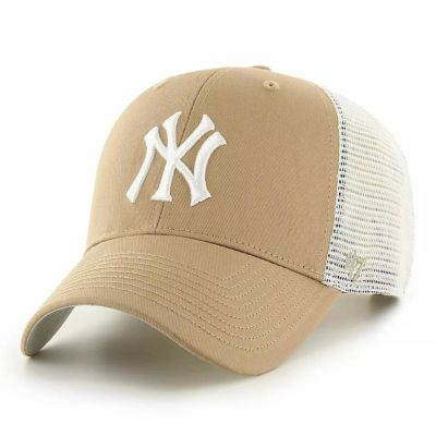 MLB ヤンキース キャップ Branson MVP Cap 47Brand カーキ ホワイト
