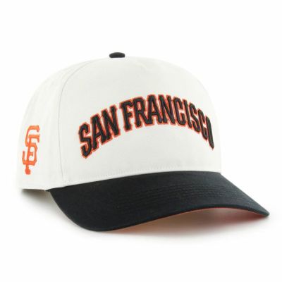 MLB サンフランシスコ・ジャイアンツ キャップ Double Header Script Shot Hitch Cap 47Brand ホワイト ブラック