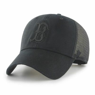 MLB レッドソックス キャップ Flagship Wash MVP Cap 47Brand ブラック ブラック