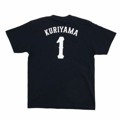 埼玉西武ライオンズ グッズ Tシャツ 栗山 巧 #1 プレイヤーズTシャツ ネイビー Fanatics JP ネイビー