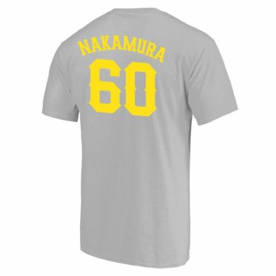 埼玉西武ライオンズ グッズ Tシャツ 中村 剛也 #60 西武特急シリーズ プレイヤーズTシャツ Fanatics JP グレー