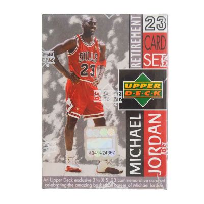 NBA ブルズ マイケル・ジョーダン 引退記念 23枚 カードセット Upper Deck レアアイテム