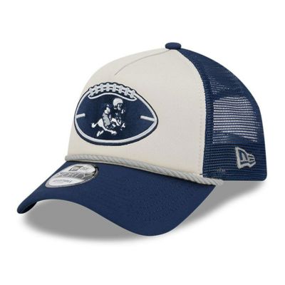 NFL カウボーイズ キャップ 2024 サイドライン ヒストリック 9FORTY トラッカーメッシュ ニューエラ/New Era ストーン ネイビー