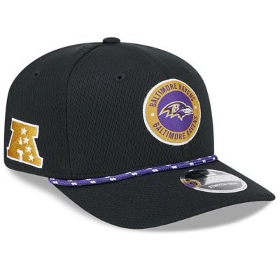 NFL レイブンズ キャップ 2024 サイドライン 9SEVENTY Stretch-Snap Hat ニューエラ/New Era ブラック |  セレクション | MLB NBA NFL プロ野球グッズ専門店 公式オンラインストア