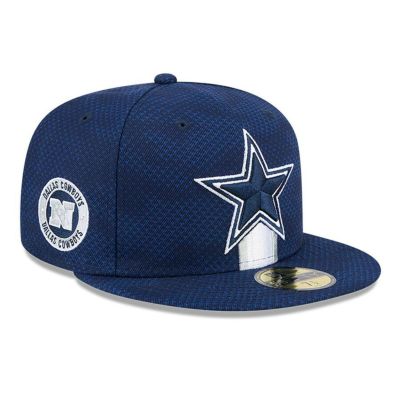 NFL カウボーイズ キャップ 2024 サイドライン 59FIFTY Fitted Hat ニューエラ/New Era ネイビー
