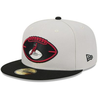 NFL カーディナルス キャップ 2024 サイドライン Historic 59FIFTY Fitted Hat ニューエラ/New Era ストーン ブラック