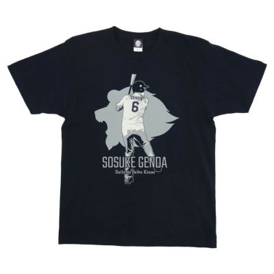 源田 壮亮 埼玉西武ライオンズ グッズ Tシャツ プレイヤーズデザインTシャツ Lions ネイビー