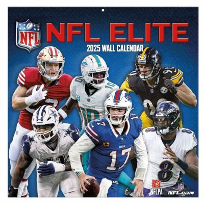 NFL カレンダー 2025年版 エリート Elite Wall Calendar Turner