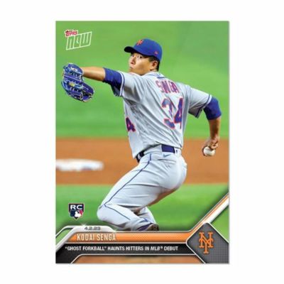 MLB 千賀滉大 メッツ トレーディングカード Ghost Forkball Haunts Hitters in MLB Debut  Topps Now