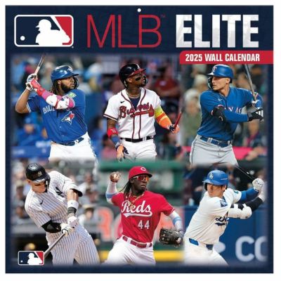 MLB カレンダー 2025年版 エリート Elite Wall Calendar Turner