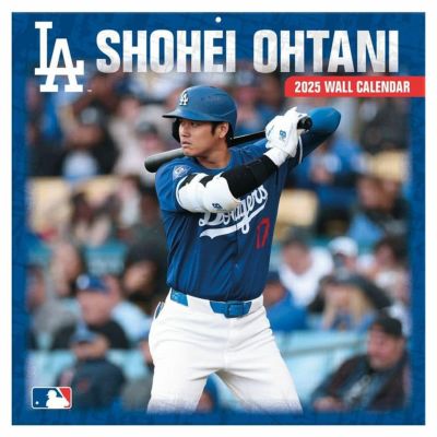 MLB 大谷翔平 ドジャース カレンダー 2025年版 Player Wall Calendar Turner oh24gd【2411FSPR】