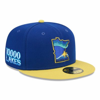 MLB ミネソタ・ツインズ キャップ/帽子 【海外版】 2024 シティーコネクト 59FIFTY Fitted Hat ニューエラ/New Era ブルー