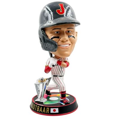 WBC ラーズ・ヌートバー Japan ボブルヘッド 【96個限定】2023 WBC優勝記念 ビッグヘッド Bobblehead フィギュア FOCO ホワイト