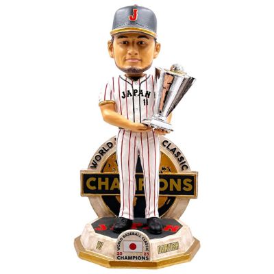 WBC ダルビッシュ有 Japan ボブルヘッド 【223個限定】2023 WBC優勝記念 Bobblehead フィギュア FOCO ホワイト