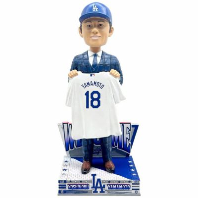 MLB 山本由伸 ドジャース ボブルヘッド 【1024個限定】移籍記念 Welcome to the Dodgers Bobblehead フィギュア FOCO【2411FSPR】