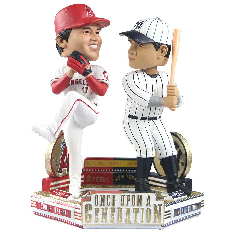 MLB ドジャース＆ヤンキース フィギュア ボブルヘッド 大谷翔平 x  
