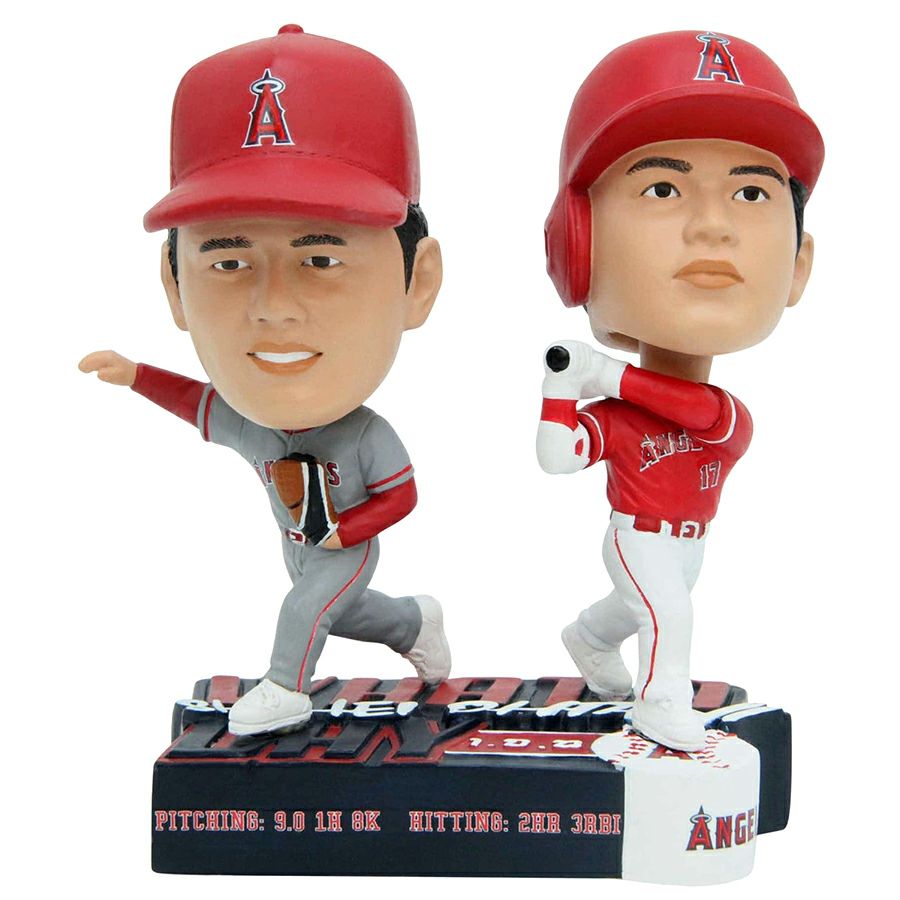MLB 大谷翔平 エンゼルス ボブルヘッド 【423個限定】What A Day Dual